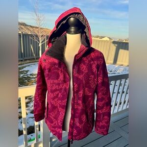 Roxy Jetty Girls Ski & Snowboard Jacket Size 14/16 Waterproof Hooded Winter Coat